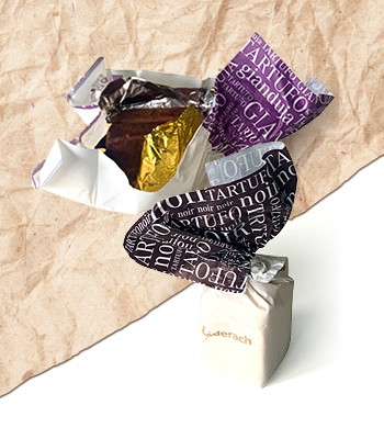 Verpackung für grosse Schokoladen-Riegel oder kleinen Napolitain​​