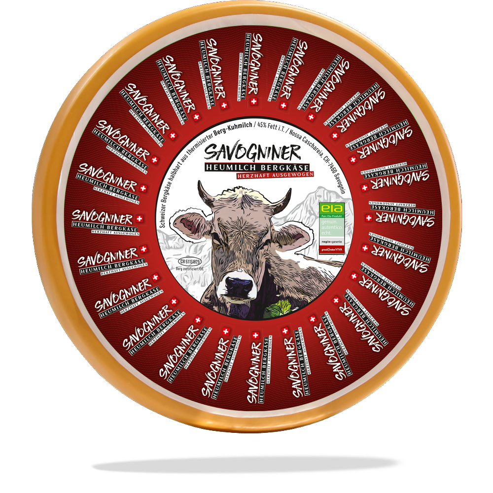 Etiketten für Käse- und Milchprodukte